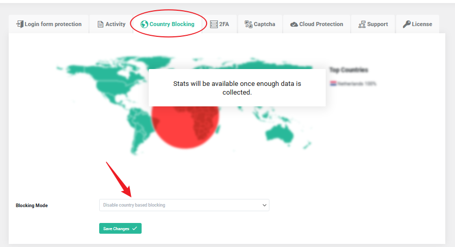 Login Lockdown - Country Blocking 