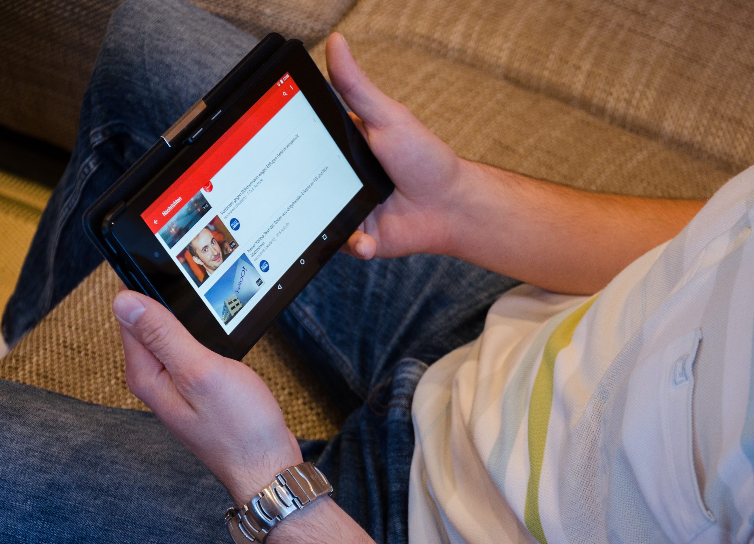 youtube recommendations tablet