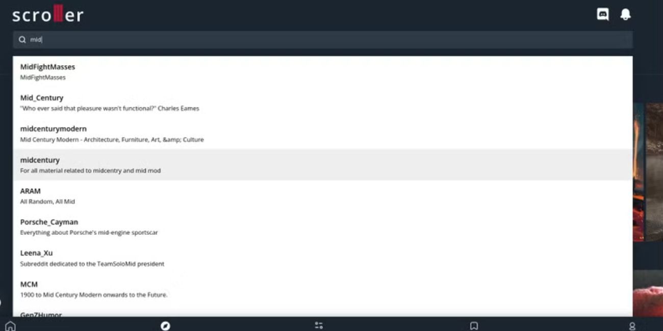 How to Search for Subreddits on Scrolller
