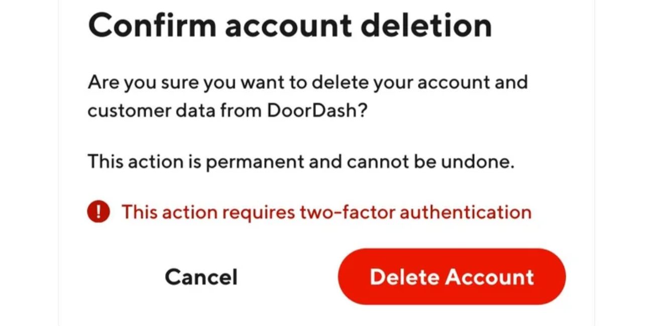 Why Does DoorDash Require Two-Factor Authentication?