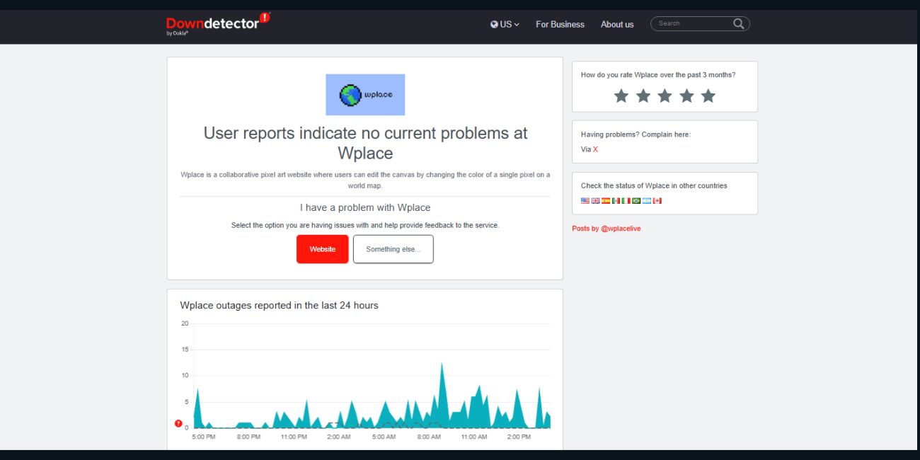 Check If Wplace.live Is Down