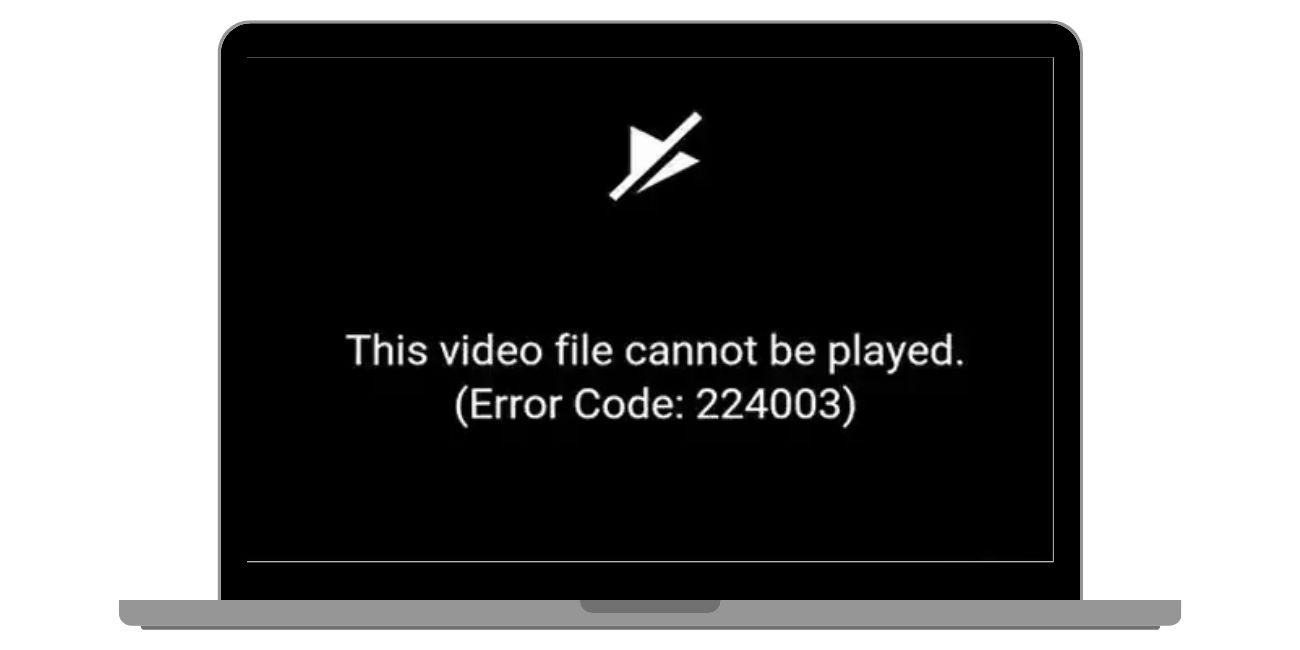 What does Error Code 224003 mean?