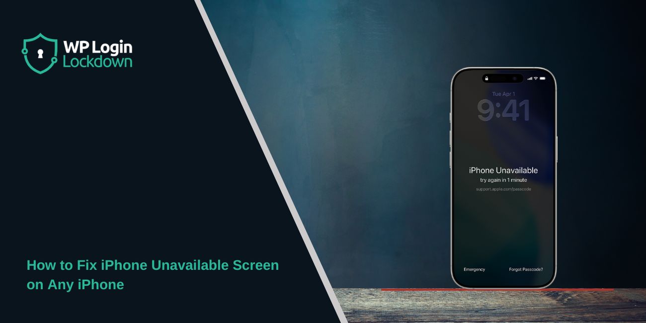 How to Fix iPhone Unavailable Screen on Any iPhone