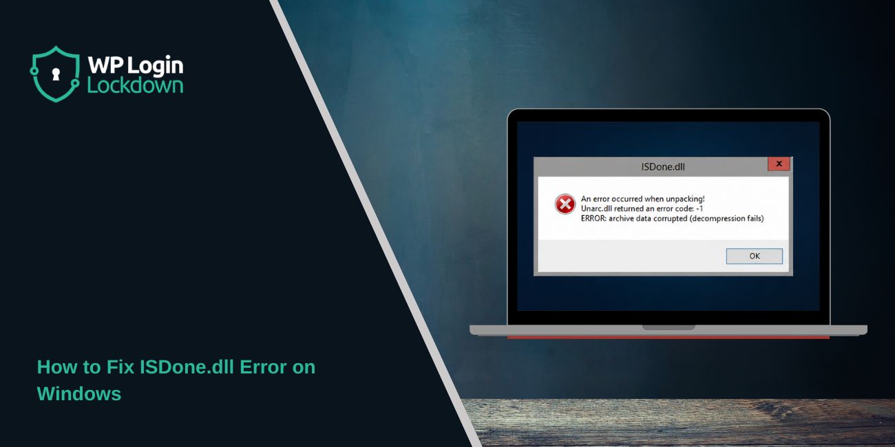 How to Fix ISDone.dll Error on Windows