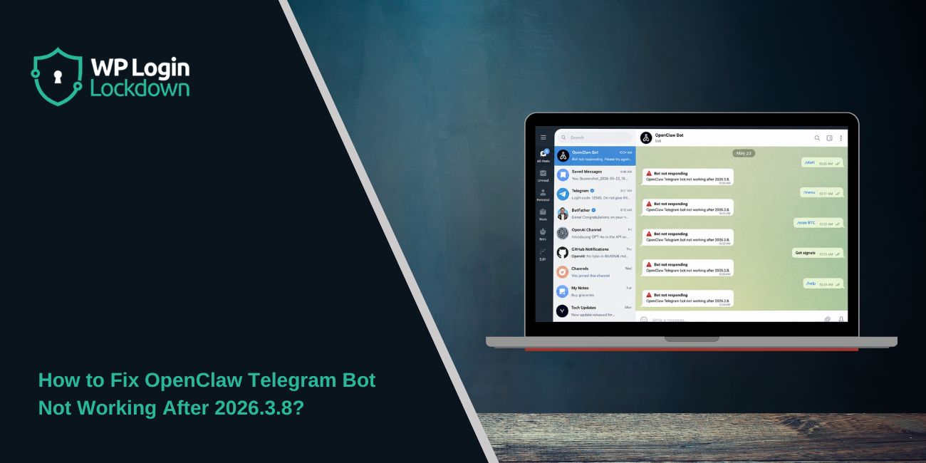 How to Fix OpenClaw Telegram Bot Not Working After 2026.3.8