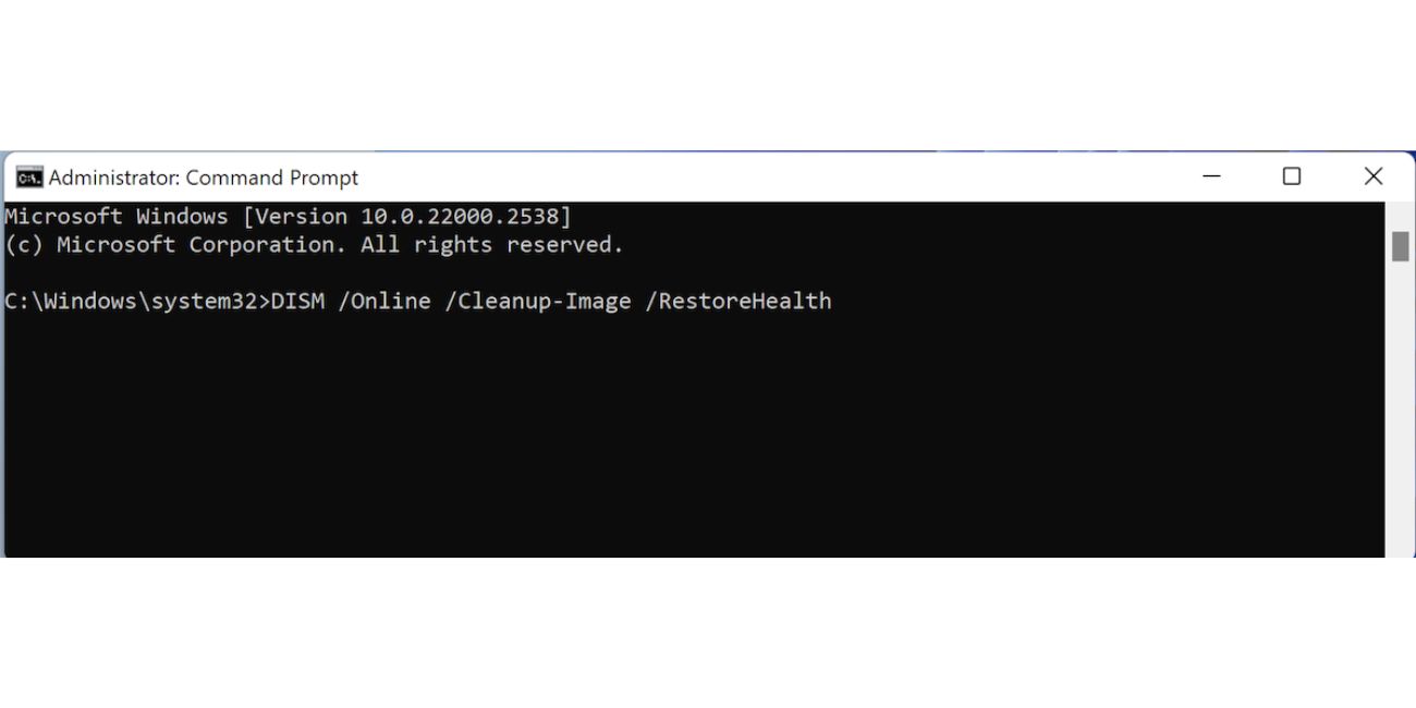Run SFC and DISM System File Repair