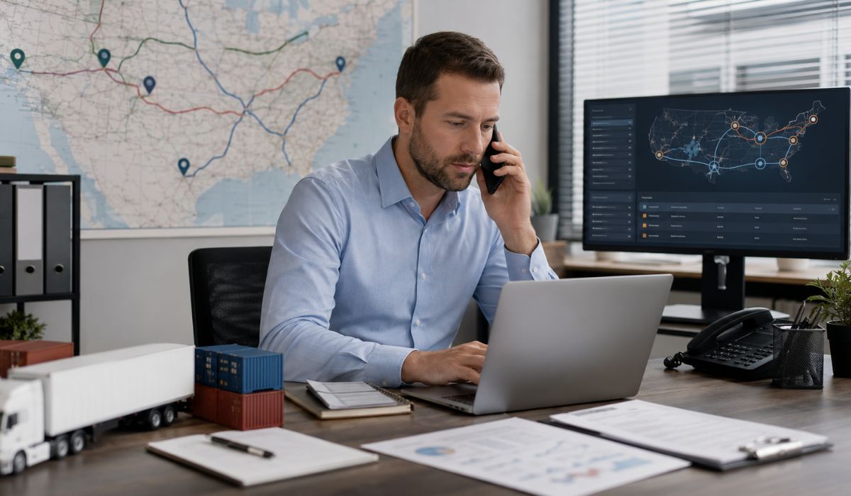 company business model category freight broker