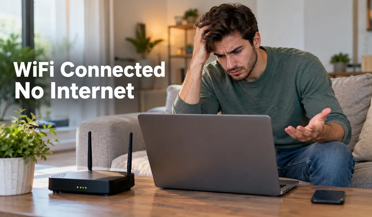 Wifi connected but no internet guide